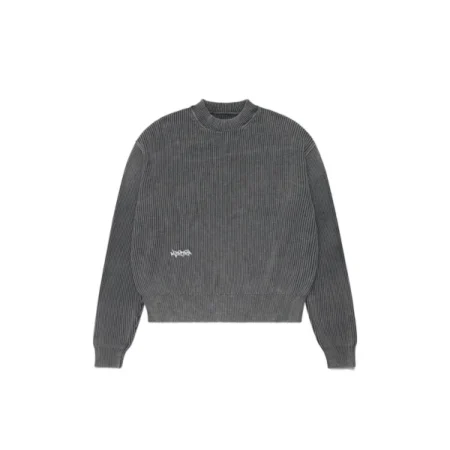 Mertra Waffle Knit (Washed Grey)