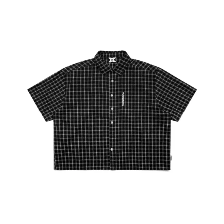 Mertra Plaid Shirts (Black)